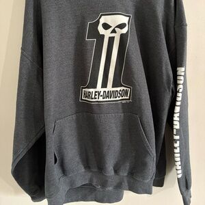 Harley-Davidson mens Hoodie Dark Custom hoodie